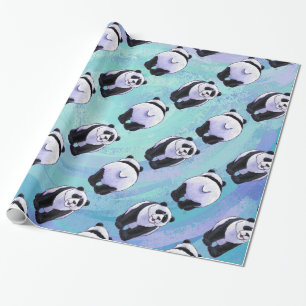 Papier Cadeau Motifs d'ours panda