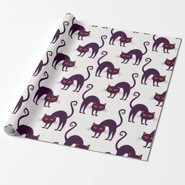 Papier Cadeau Motifs du groupe Halloween (Déroulé)