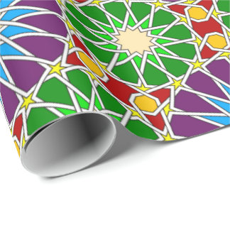 Papier Cadeau Motifs géométriques islamiques