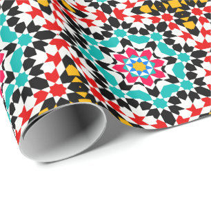 Papier Cadeau Motifs géométriques islamiques