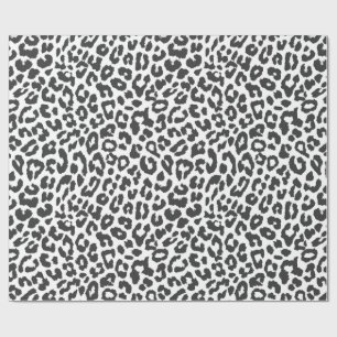 Papier Cadeau Motifs noirs et blancs de peau d'animal