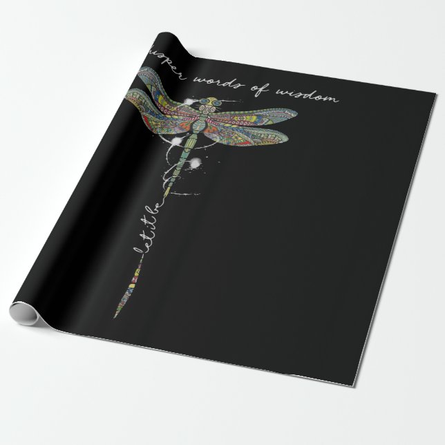 Papier Cadeau Mots De Sagesse Brocade (Déroulé)
