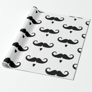 Papier Cadeau Moustache à barre