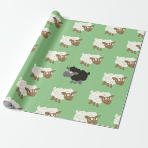 Papier Cadeau Mouton noir dans l'écluse