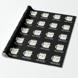 Papier Cadeau Mugs Et Baisers Drôle Mug Pun Dark BG
