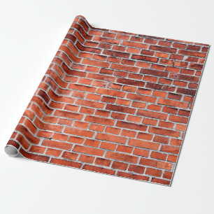 Papier Cadeau Mur Brown en brique