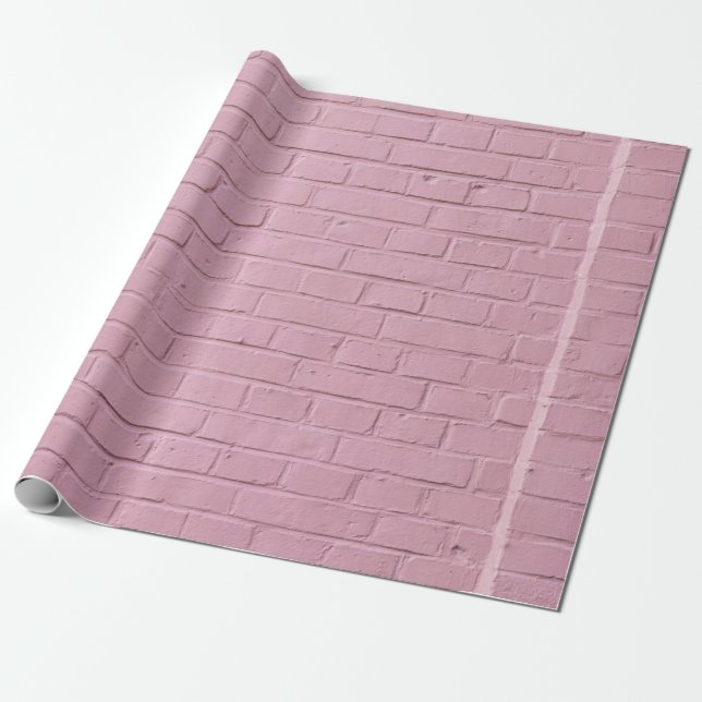 PAPIER CADEAU MUR EN BÉTON ROSE (Déroulé)