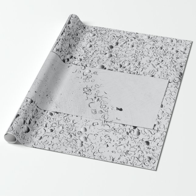 Papier Cadeau Mur en brique blanche (Déroulé)