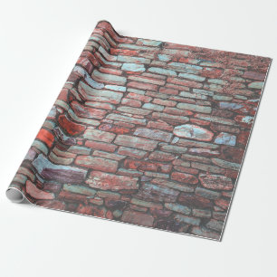Papier Cadeau Mur en brique rouge