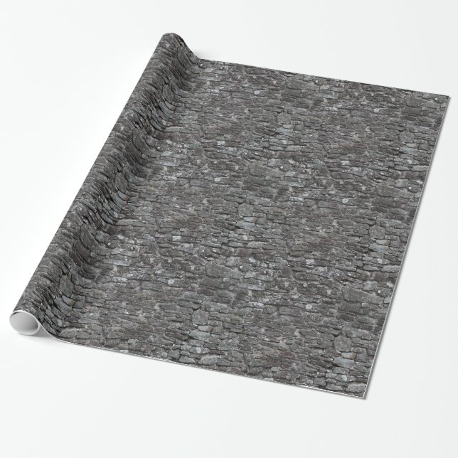 Papier Cadeau Mur en pierre (Déroulé)