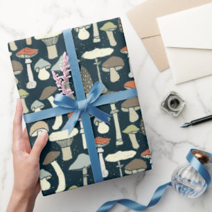 Papier Cadeau Mushrooms de Small Edible