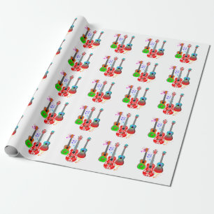 Papier Cadeau Music musical ukulele