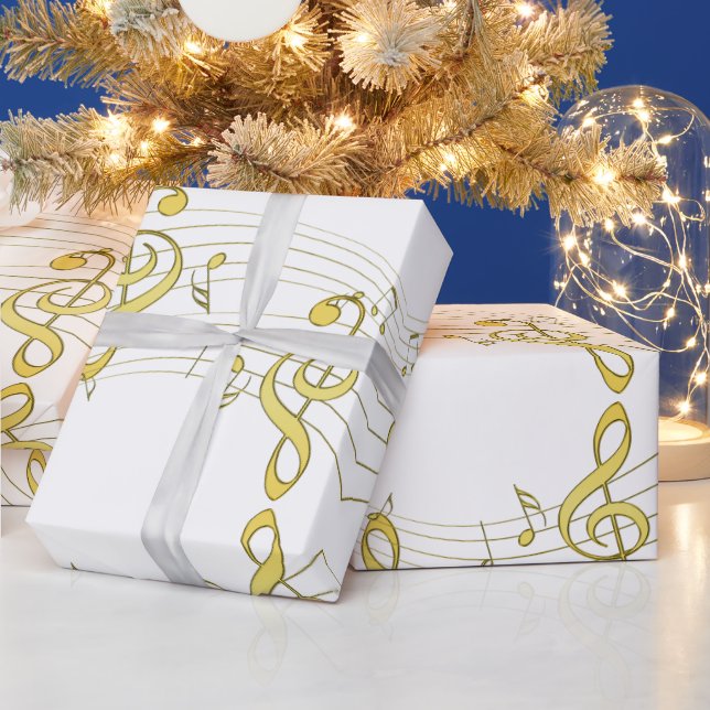 Papier Cadeau Musical (Vacances)