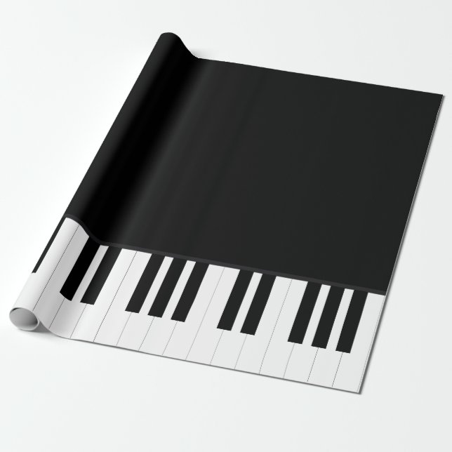 PAPIER CADEAU MUSIQUE DE PIANO (Déroulé)