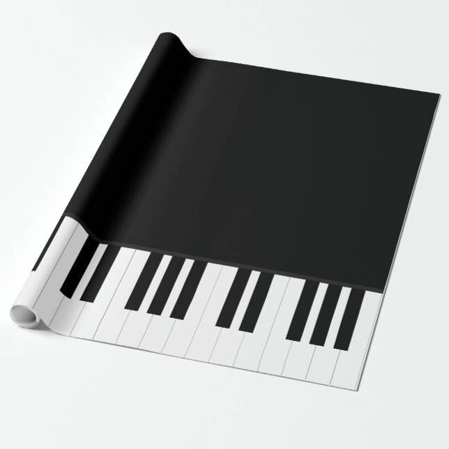 PAPIER CADEAU MUSIQUE DE PIANO (Déroulé)