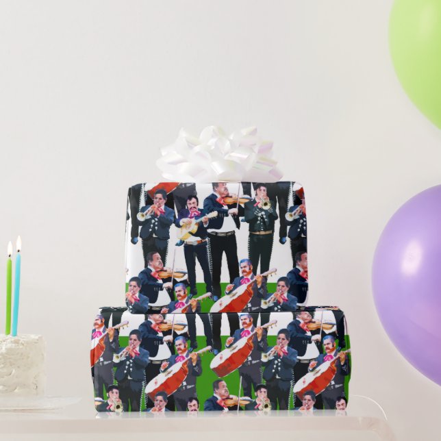 Papier Cadeau Musique mexicaine Mariachi (Cadeaux de fête)