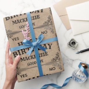 Papier Cadeau Mystical Talking Spirit Board Nom personnalisé