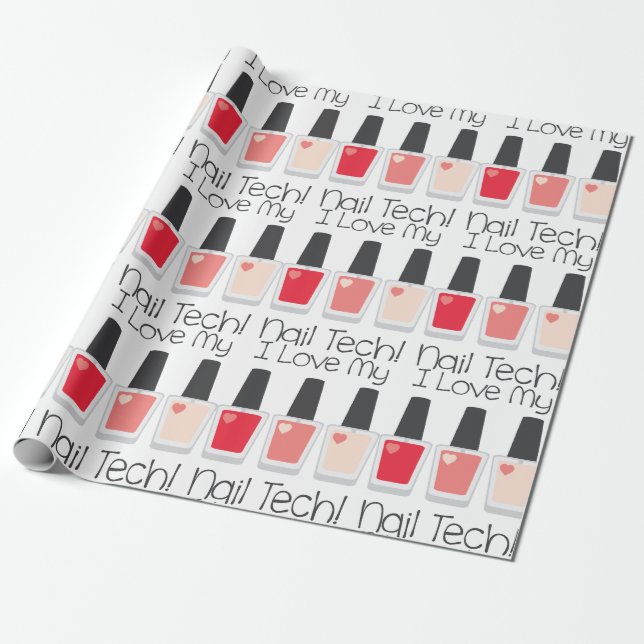 Papier Cadeau Nail Tech (Déroulé)