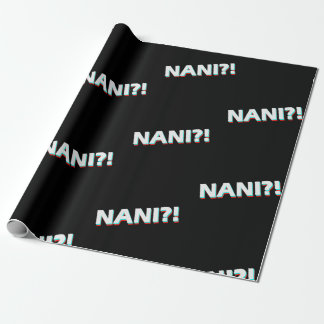 Papier Cadeau Nani ? ! Cadeau drôle de fan d'amant d'Anime
