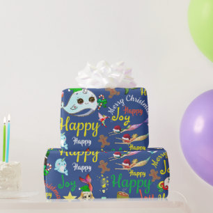 Papier Cadeau Narwhal, Mermaid, Unicorn Custom