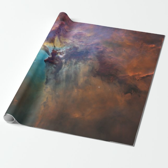 Papier Cadeau NASA Lagoon Nebula Hubble Telescope Space (Déroulé)