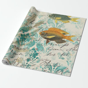 Papier Cadeau Nautique vintage