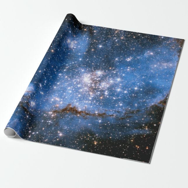 Papier Cadeau Nebula NGC 346 Étoiles pour nourrissons - Hubble S (Déroulé)