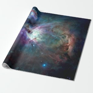 Papier Cadeau Nébuleuse d'Orion Profonde Couleur Sombre