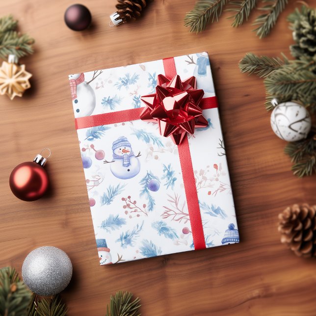 Papier Cadeau Neige (Créateur téléchargé)