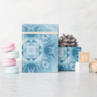 Papier Cadeau Neige bleue 099 2023