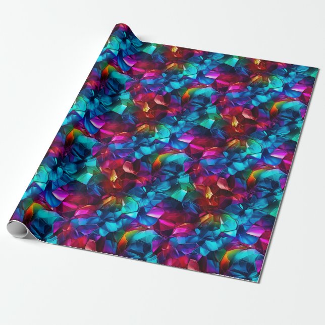 Papier Cadeau Neon Mirage (Déroulé)