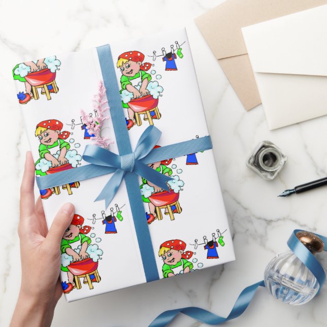 Papier Cadeau Nettoyage du papier brillant Services de la dame (Cadeaux)