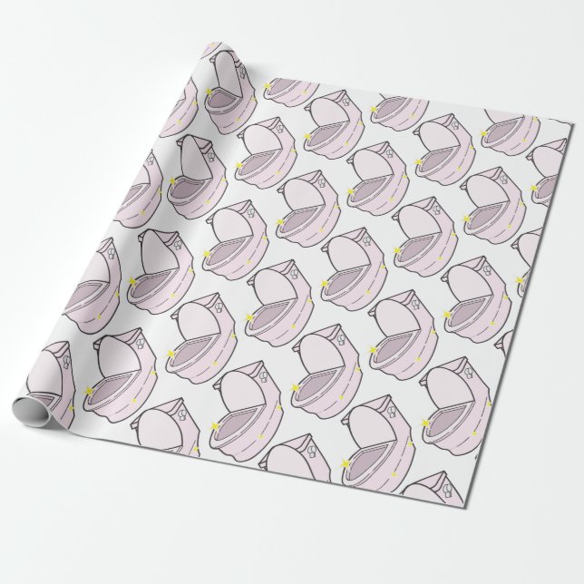 Papier Cadeau Nettoyez la toilette (Déroulé)