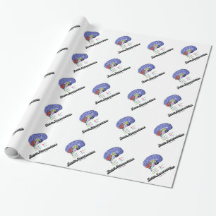 Papier Cadeau Neurologie d'équipe (attitude d'anatomie de