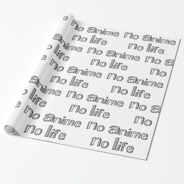 Papier Cadeau no anime no life (Déroulé)
