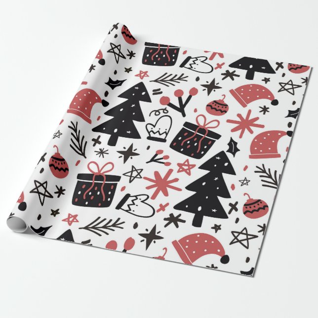 Papier Cadeau "Noël" (Déroulé)