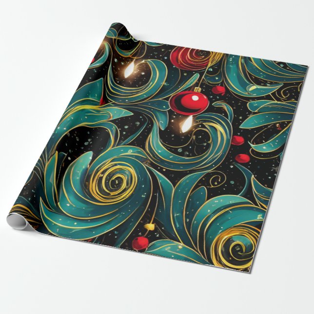 Papier Cadeau Noël (Déroulé)