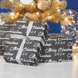 Papier Cadeau Noël 2025 Sur Grey