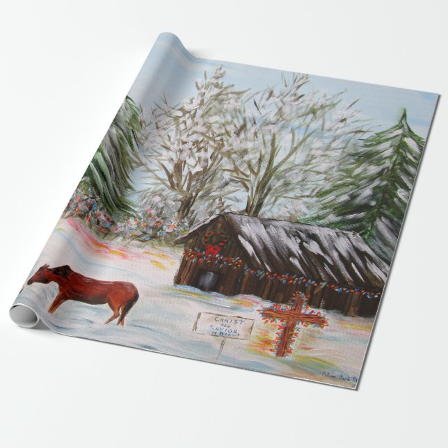 Papier Cadeau Noël à la ferme (Déroulé)