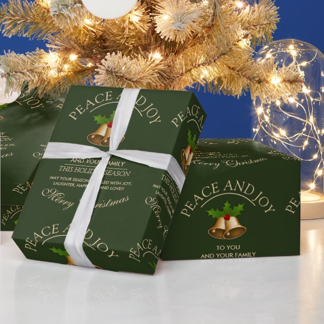Papier Cadeau Noël à Mistletoe Bells (Vacances)