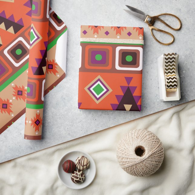 Papier Cadeau Noël | ABSTRAIT | MOTIF | Minimaliste (Artisanat)