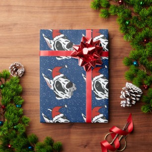 Papier Cadeau Noël Arlequin Great Dane