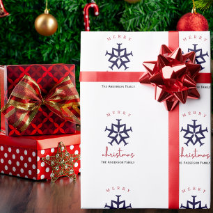 Papier Cadeau Noël Avion Flocon de neige Photo Drôle Aviation