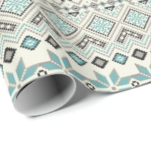 Noël aztèque en bronze turquoise de renne de