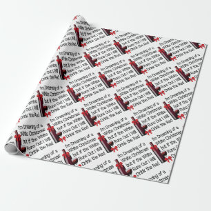 Papier Cadeau Noël blanc