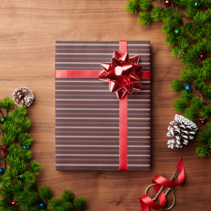 Papier Cadeau Noël Brown foncé