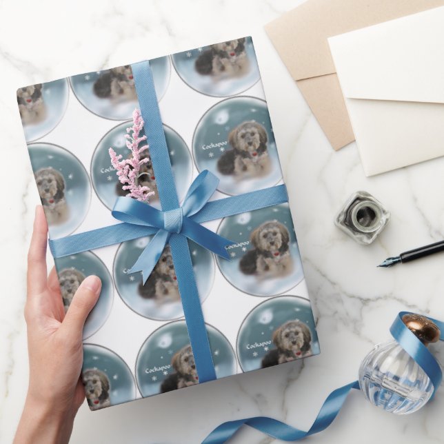 Papier Cadeau Noël Cockapoo (Cadeaux)