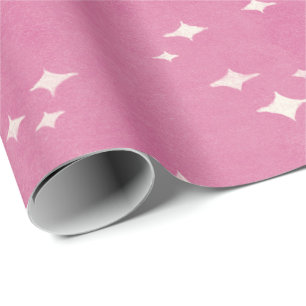 Papier Cadeau Noël commence dans le rose chaud