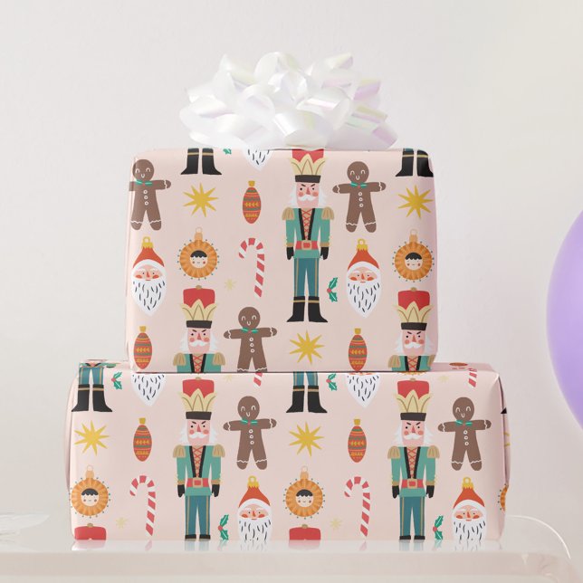 Papier Cadeau Noel couleur biscuit Noël Noël (Créateur téléchargé)