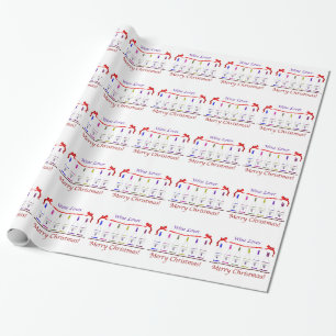 PAPIER CADEAU NOËL D'AMATEUR DE VIN ENVELOPPANT PAPER_1